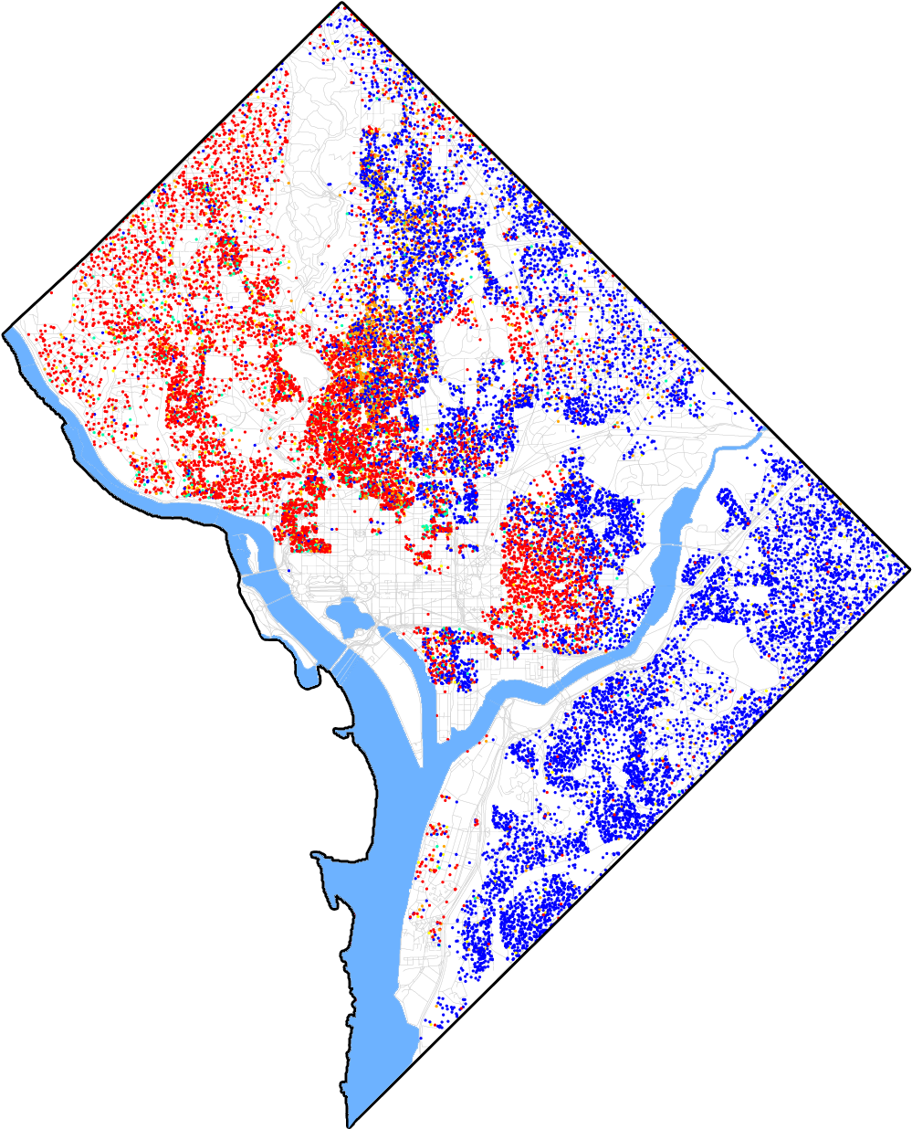 Race And Ethnicity In Washington, D - Washington Dc Racial Distribution (1011x1244), Png Download