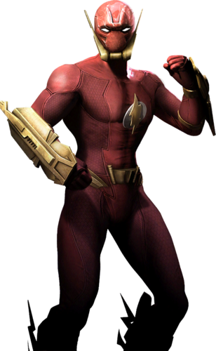 The Flash - Flash Injustice Skins (308x500), Png Download