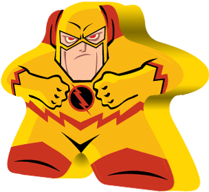 See More - Dc Mighty Meeples Reverse Flash (525x375), Png Download