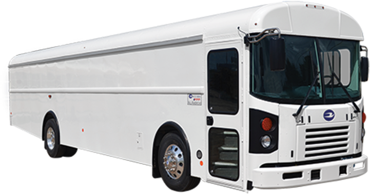 Blue Bird S3fe Shell - Blue Bird Bus Commercial (745x469), Png Download