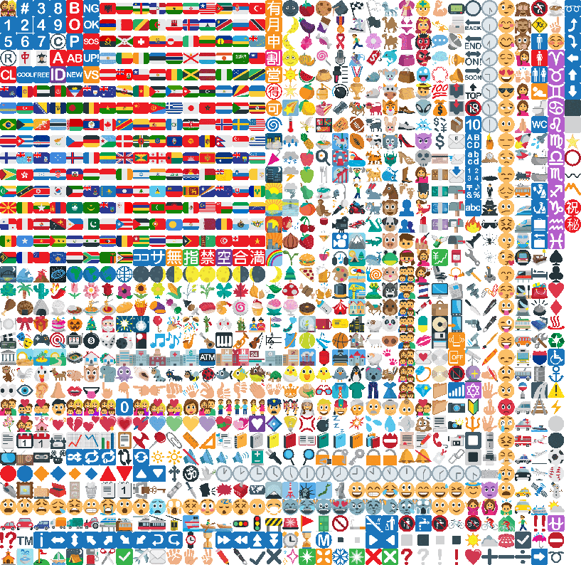 Clock - All Emoji In One (817x794), Png Download