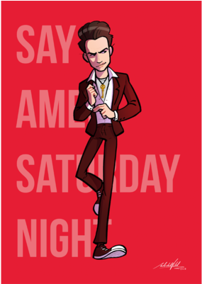 Saturday Night ✖ [print] - Sam Tsui Just The Way (400x400), Png Download