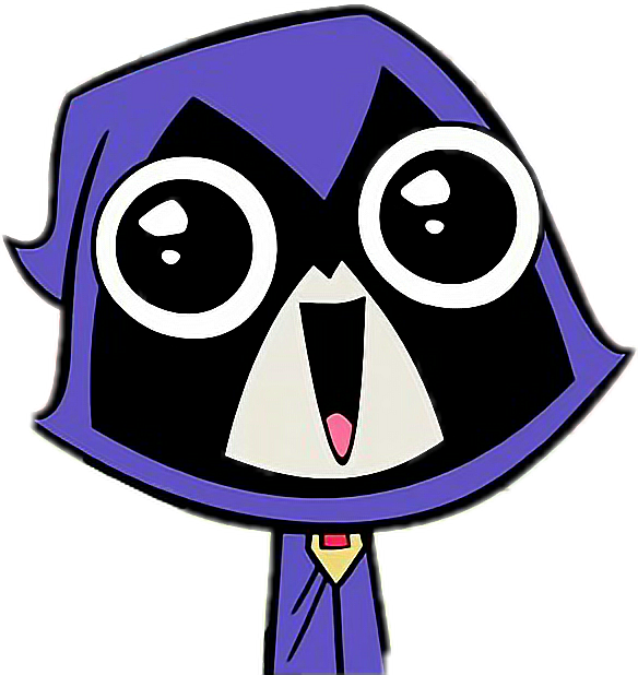 Raven Teentitans Teentitansgo Teentitansraven Stikerrav - Teen Titans Go Sticker (584x618), Png Download