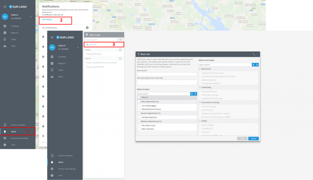 In The Opened Window Enter The Rule Name, Rule Description, - Driving (1024x590), Png Download
