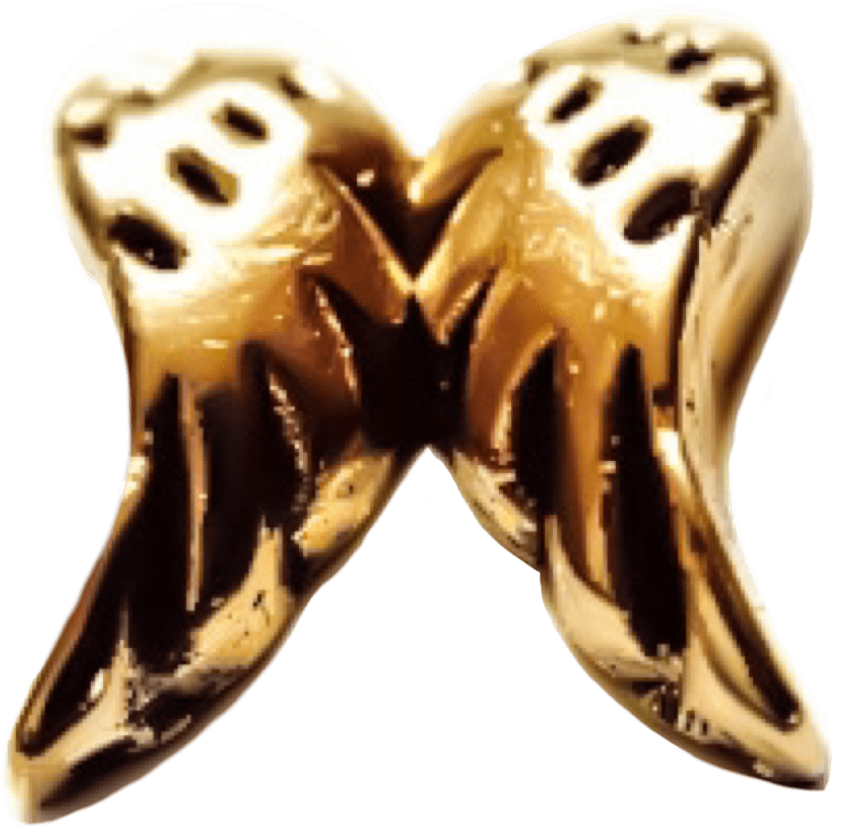 Wings {gold} Charm - Ring (2048x2048), Png Download