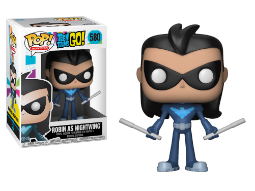 Television 580 Teen Titans Go Robin As Nightwing Pop - Teen Titans Go (500x500), Png Download