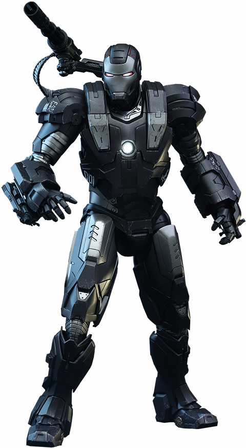 Iron Man 2 War Machine Sixth Scale Hot Toys Silo 902615 - Hot Toys Iron Man 2 War Machine 1:6th Scale Figure (480x874), Png Download