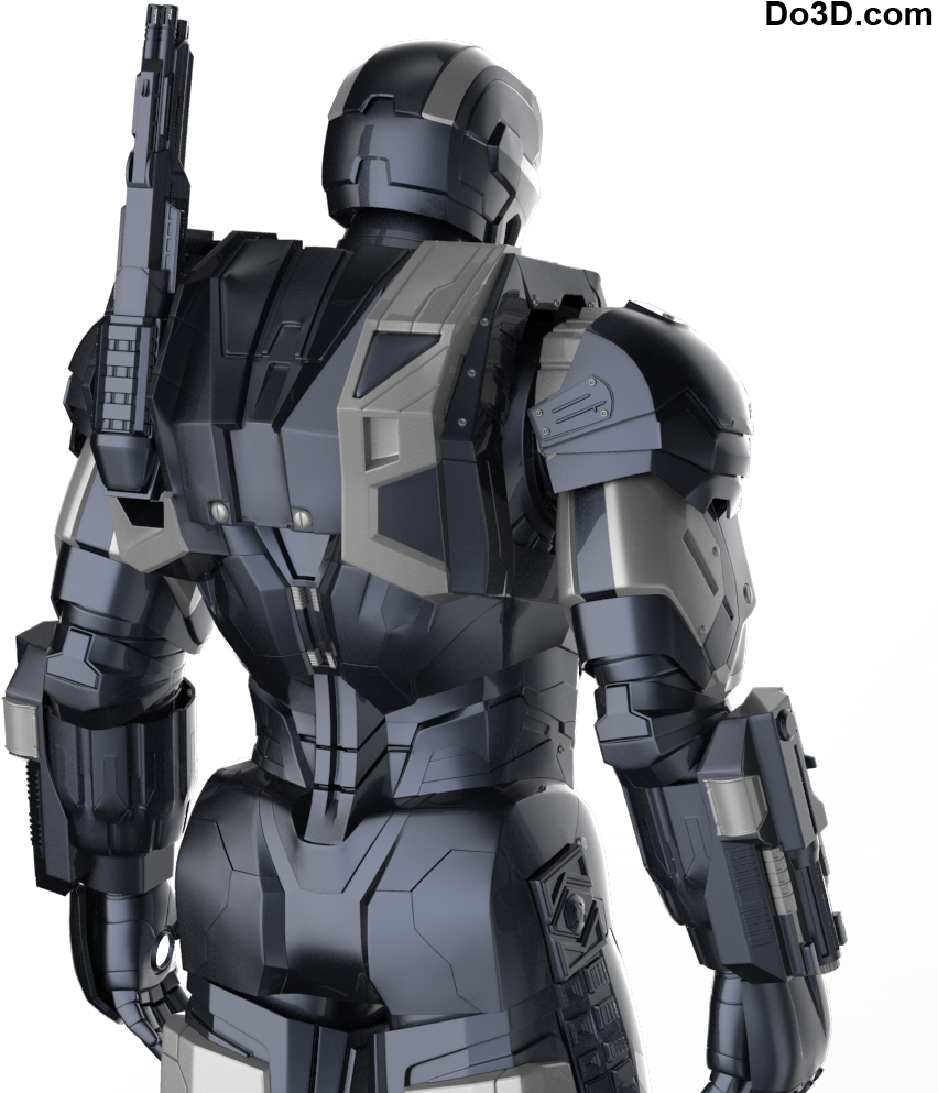 War Machine Mark 3 From Civil War - Civil War Black Iron Man (1000x1000), Png Download
