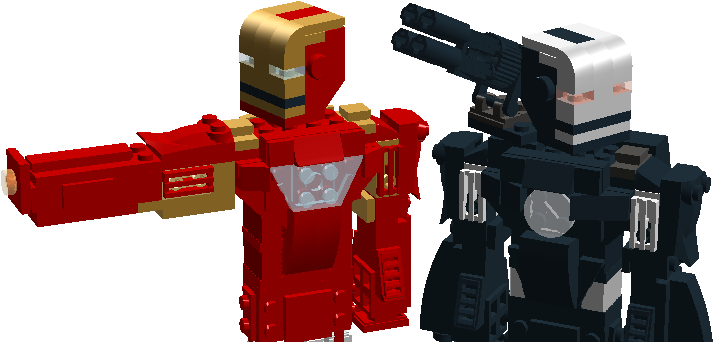 war machine iron man lego