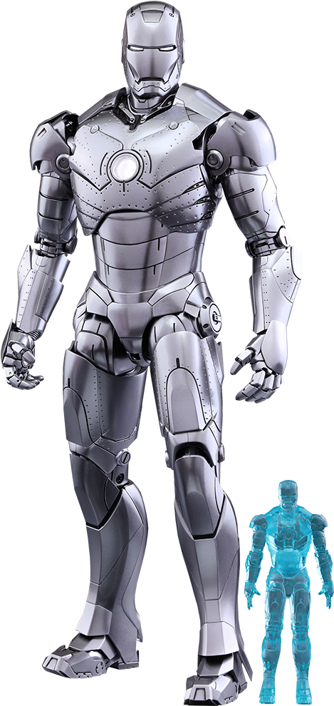 Exclusive Iron Man Mark Ii Marvel Sixth Scale Figure (480x1000), Png Download