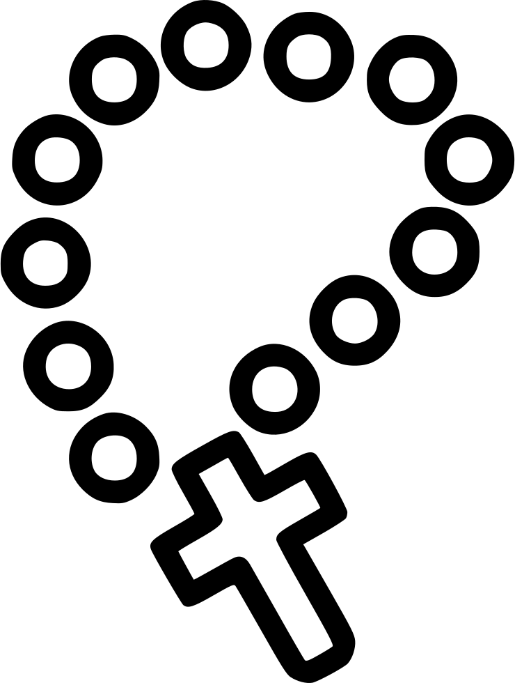 Png File - Rosary Ico (740x980), Png Download