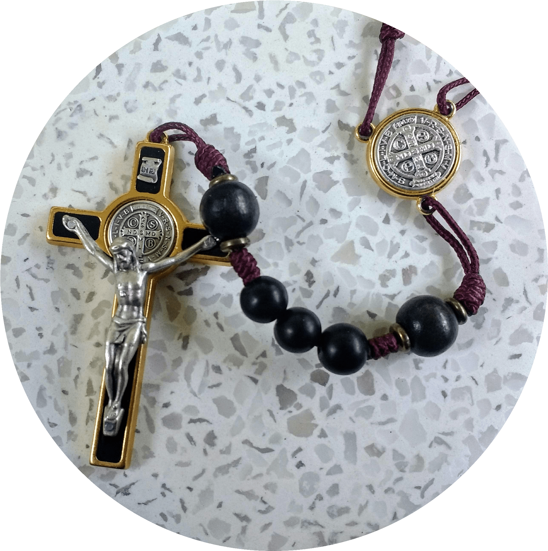 Saint Benedict Rosary - Rosary (2000x2000), Png Download