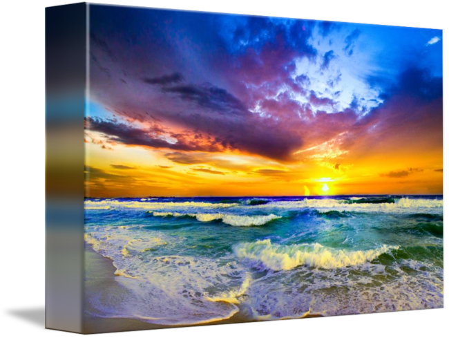 Beautiful Beach Photography Prints - Beach (650x489), Png Download