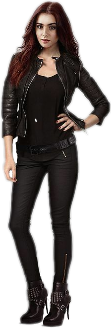 Lilycollins Freetoedit - Kaya Scodelario Leather (224x659), Png Download