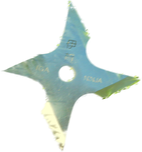 Ninja Shuriken-2 - Ninja Shuriken (559x599), Png Download