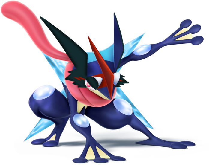 254kib, 1024x576, Ash S Greninja Super Smash Bros Wii - Super Smash Bros Ash Greninja (1024x576), Png Download