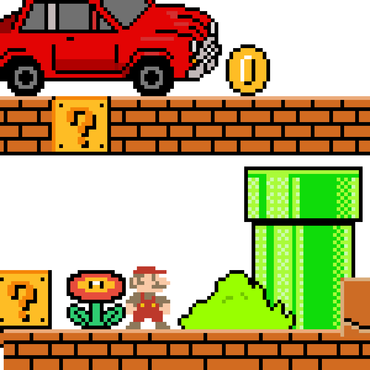 Mario Maker Mario Land - Super Mario (1200x1200), Png Download