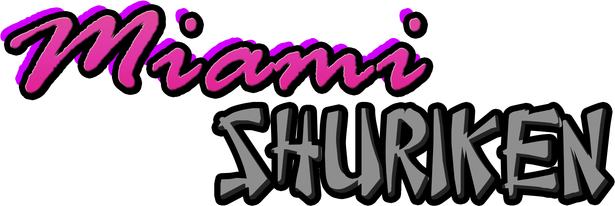 Miami Shuriken - Calligraphy (3508x2480), Png Download