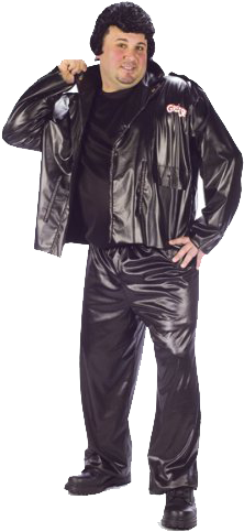Danny-zuko - Plus Size Couple Costumes (291x500), Png Download