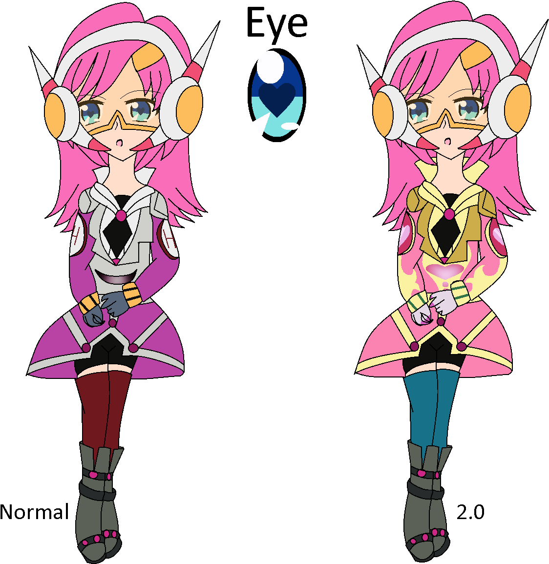 Susie Amor And 2 0 Gijinka By - Portable Network Graphics (1200x1200), Png Download