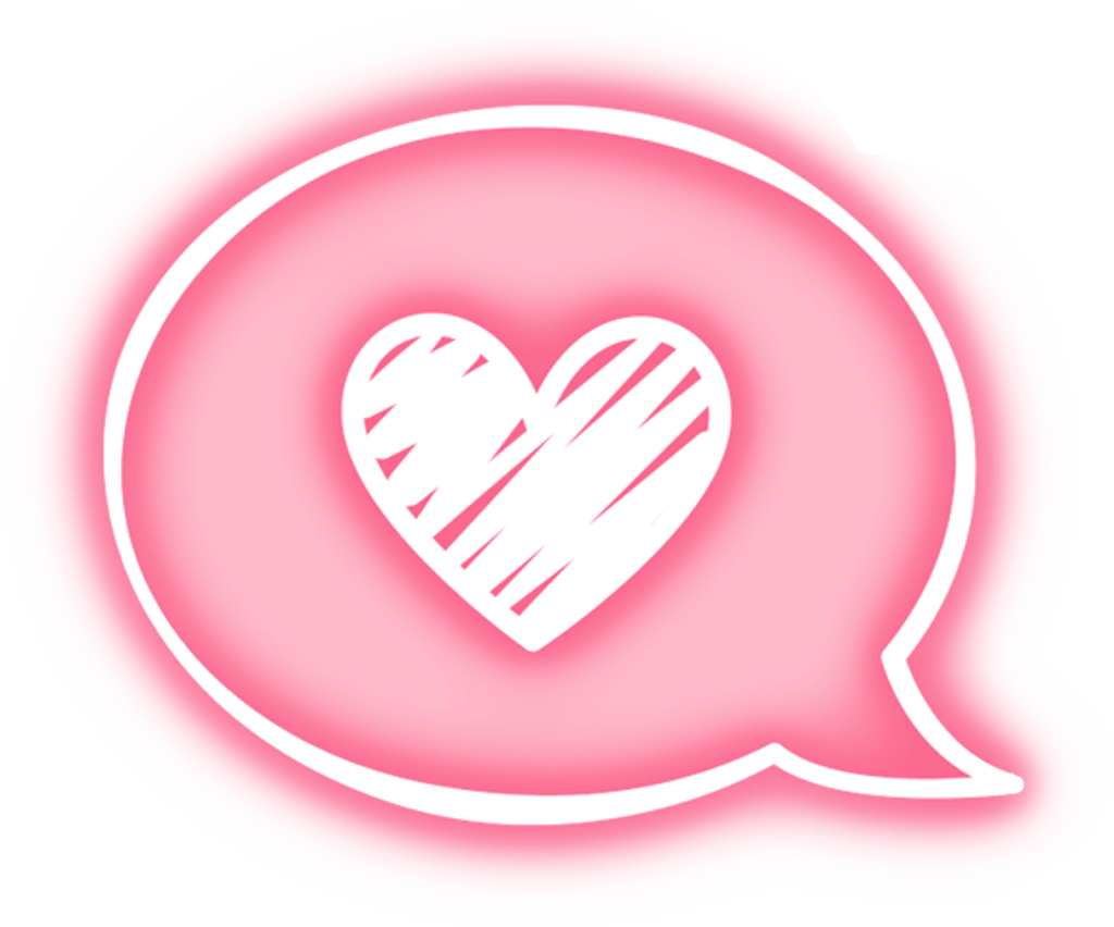 Amor, Clipart, And Heart Image - Neon Tumblr Overlay Png (500x416), Png Download