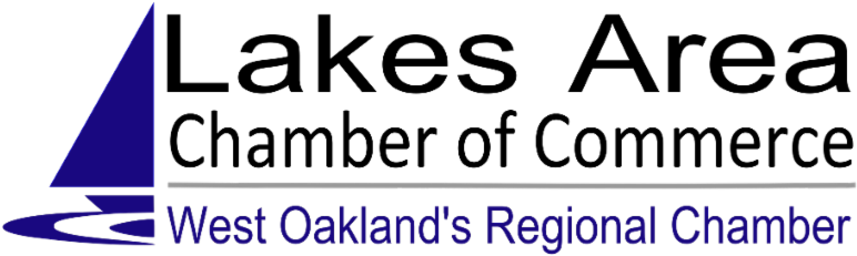 Lakes Area Chamber Of Commerce Logo (800x264), Png Download