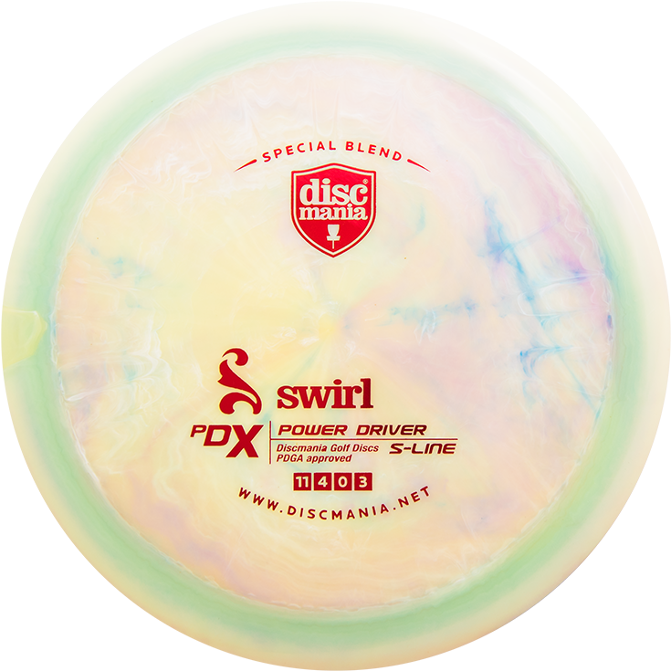 Limited Edition Swirly S-line Pdx - Discmania Pdx S Line (600x600), Png Download