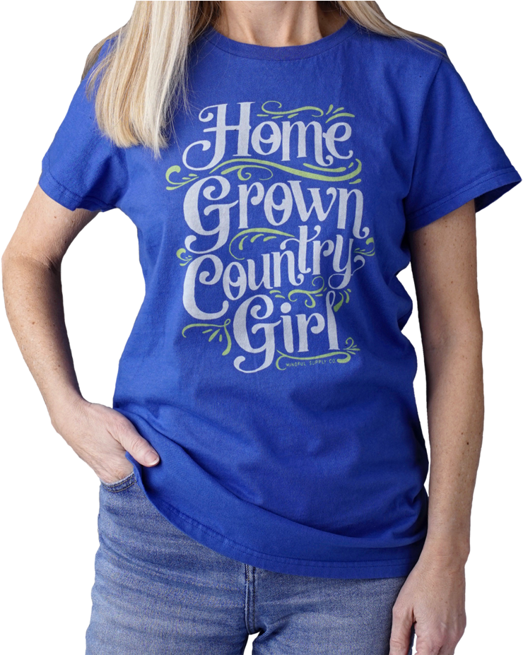 Home Grown Country Girl - Active Shirt (760x926), Png Download