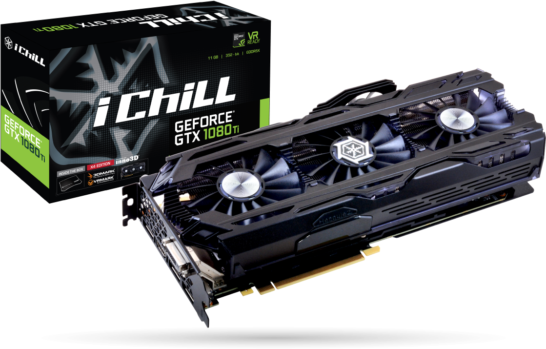 Inno3d Ichill Geforce Gtx 1070 Ti X3 V2 (1140x721), Png Download
