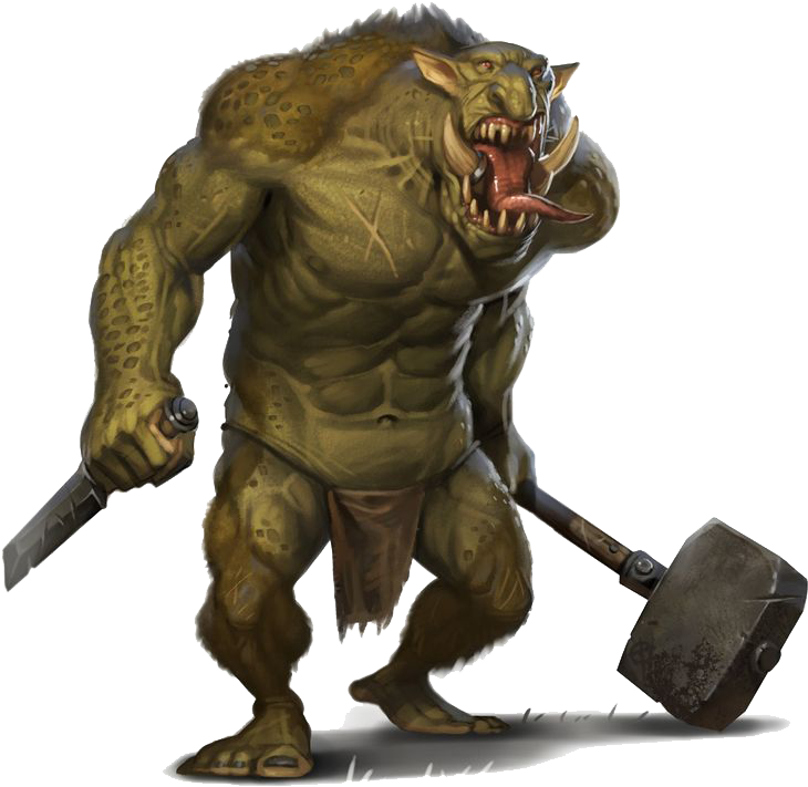 Giant Creatures Png Photos - Troll Pathfinder (736x722), Png Download