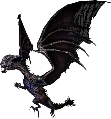 Creature Dragon - Hunted The Demon's Forge Dragon (465x500), Png Download