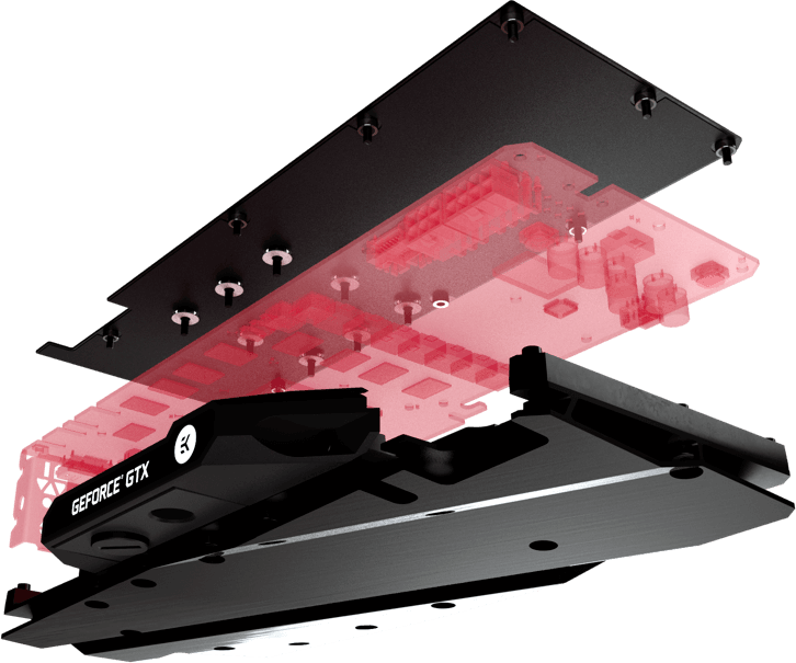 Ek-ac Geforce Gtx - Ekwb Liquid Cooling Ekwb Ek Fluid Gaming A240g Complete (726x605), Png Download