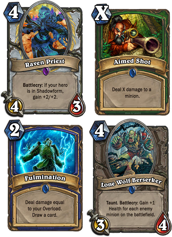 100 Custom Cards - Hearthstone Fan Cards (600x826), Png Download