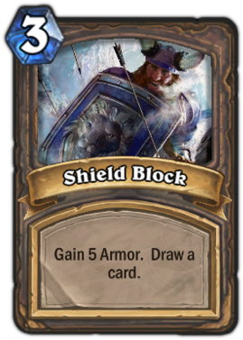 Shieldblock - Hearthstone Frost Nova (300x454), Png Download
