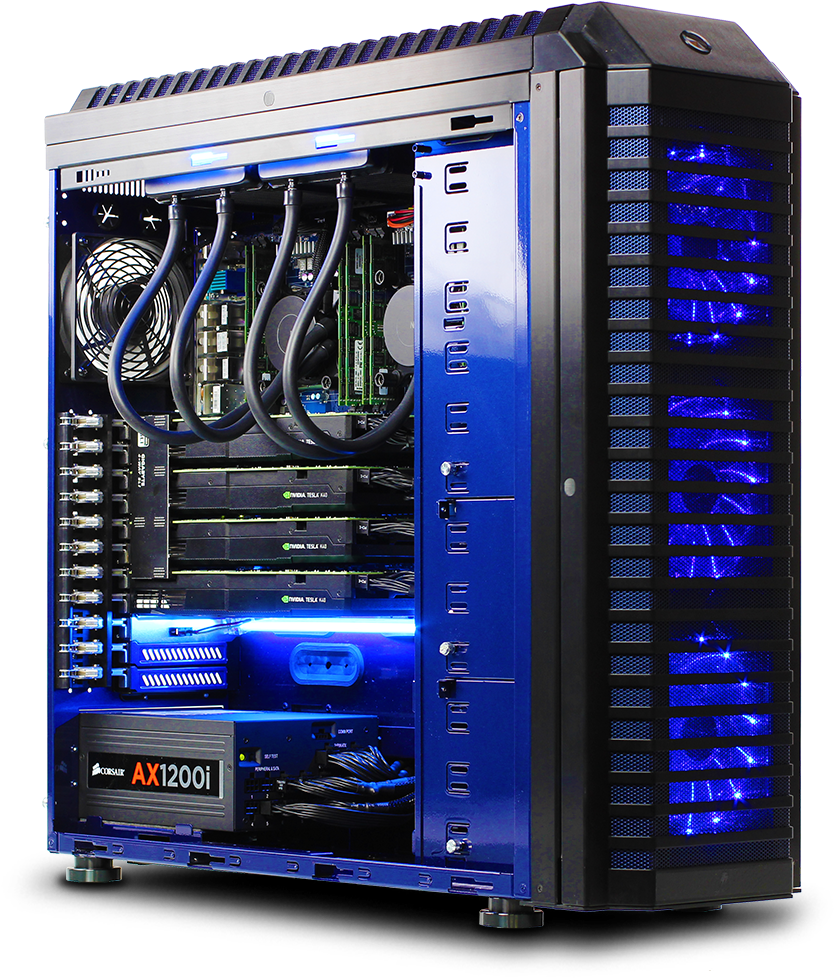 Quad Nvidia Tesla K40 Gpu Accelerator Personal - Computer Repairing And Maintenance Png (900x1010), Png Download