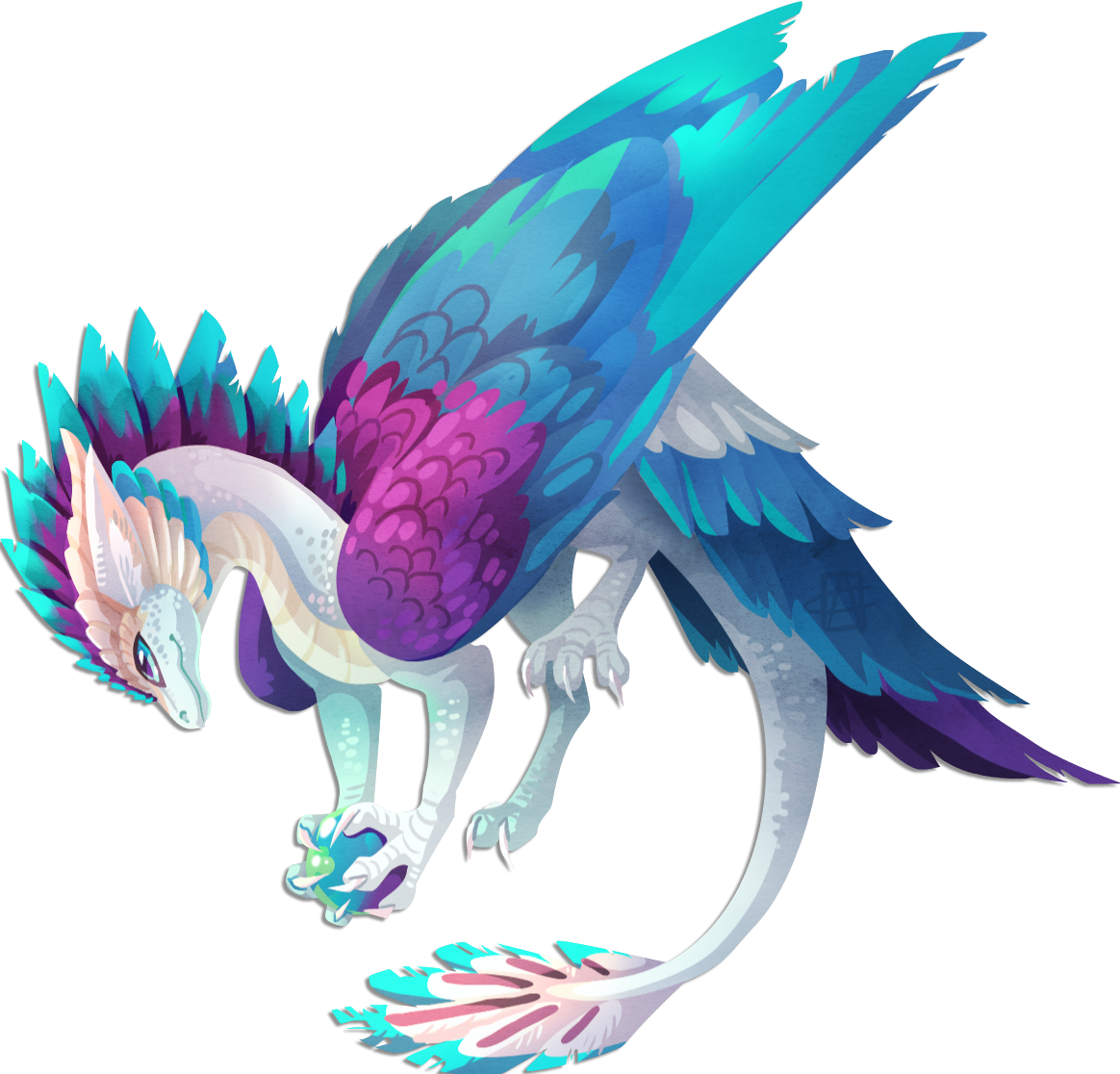 Pkmncard Trade - Mythical Creature Dragon Drawings (1164x1116), Png Download