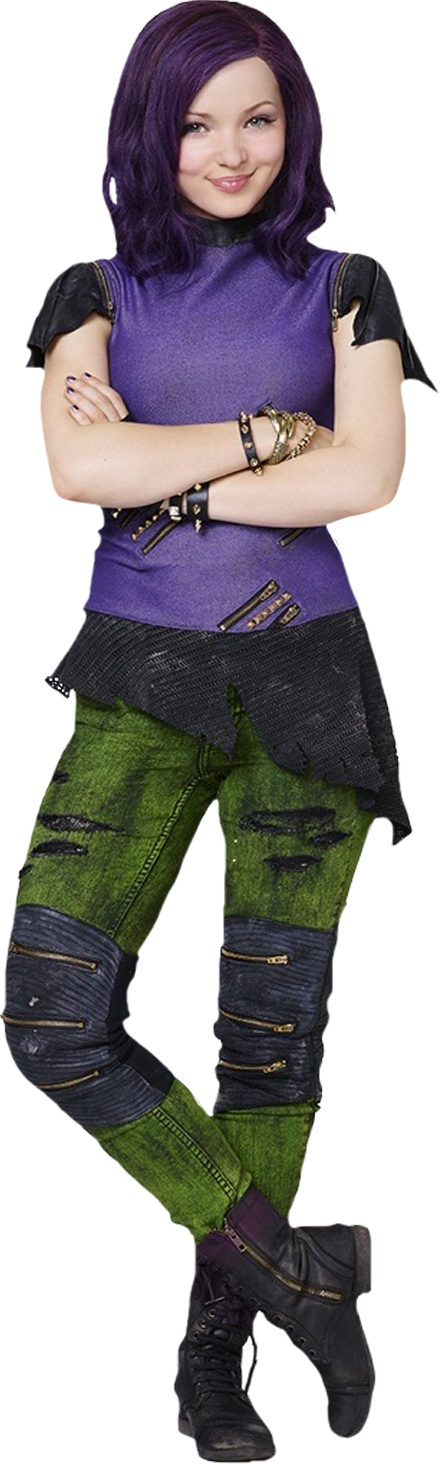 Mal 5 - Mal Descendants Characters Png (439x1464), Png Download