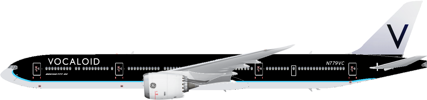 Annotated Drawing Boeing 777 Image Freeuse Library - Boeing 777 9x Length (1450x363), Png Download