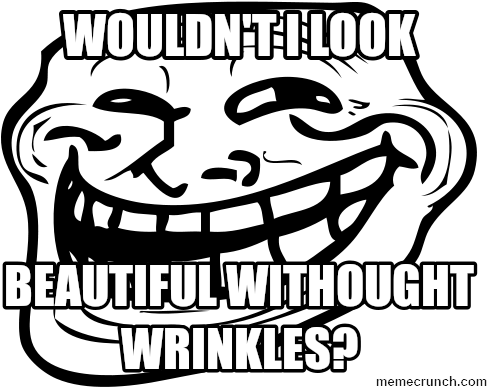 Troll Face (500x397), Png Download