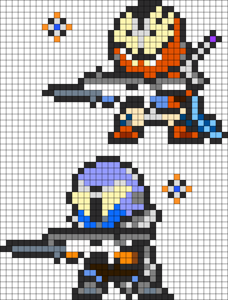 Destiny Titan Warloc Perler Bead Pattern / Bead Sprite - Destiny Perler Bead Pattern (799x1051), Png Download