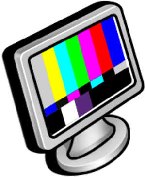 Bars, Ntsc, Video Icon - Video 3d Icon Ico (400x400), Png Download