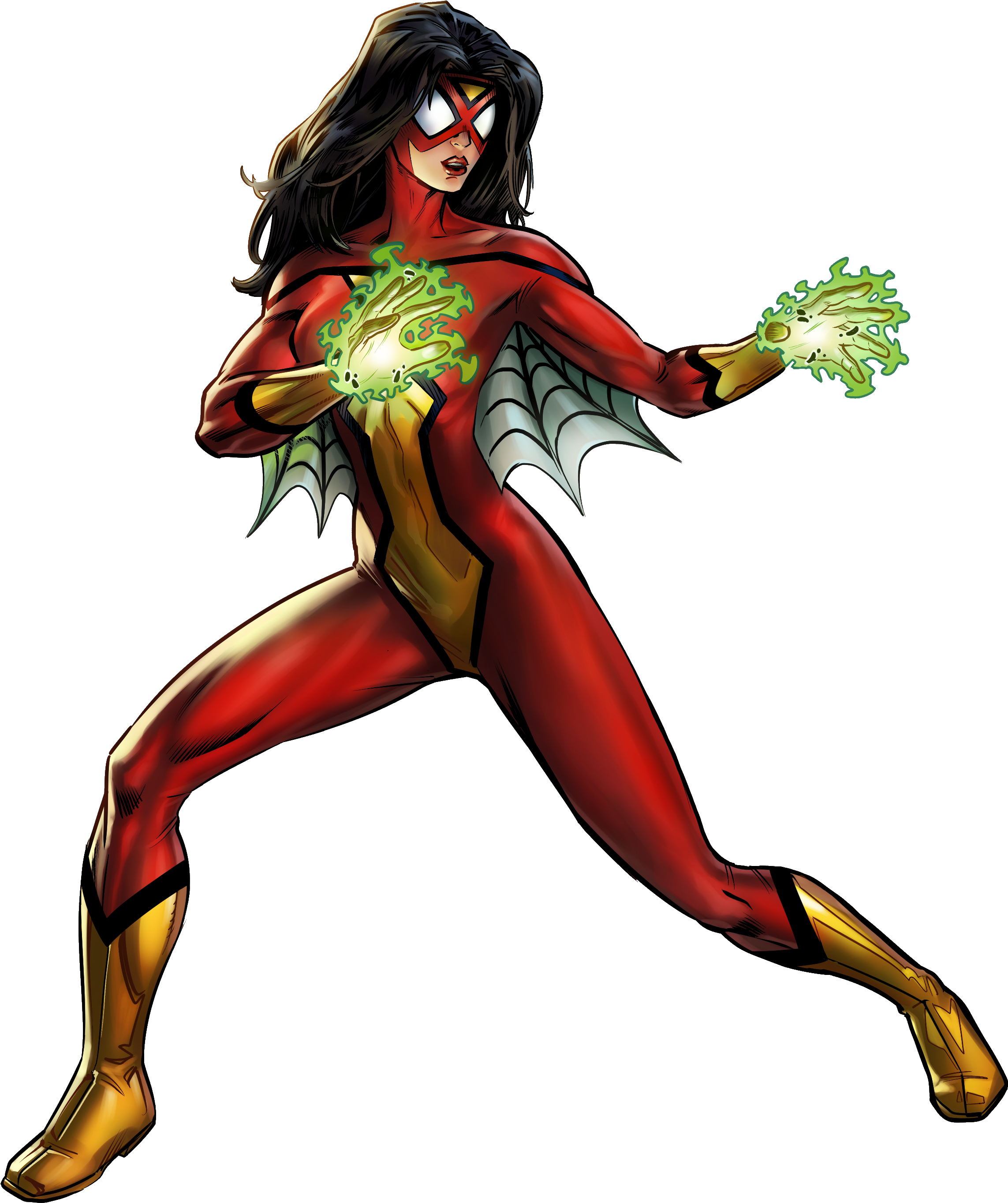 Spider-woman, Jessica Drew - Spider Woman Avengers Alliance 2 (2550x3300), Png Download
