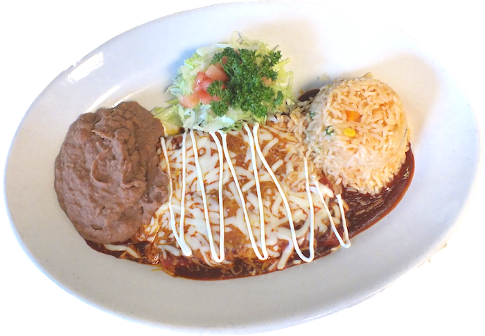 Cheese Enchiladas - Ritas Cantinas - Salisbury Steak (700x486), Png Download