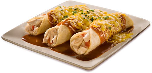 Honey, I Ate The Sandwich - Transparent Enchiladas (539x272), Png Download