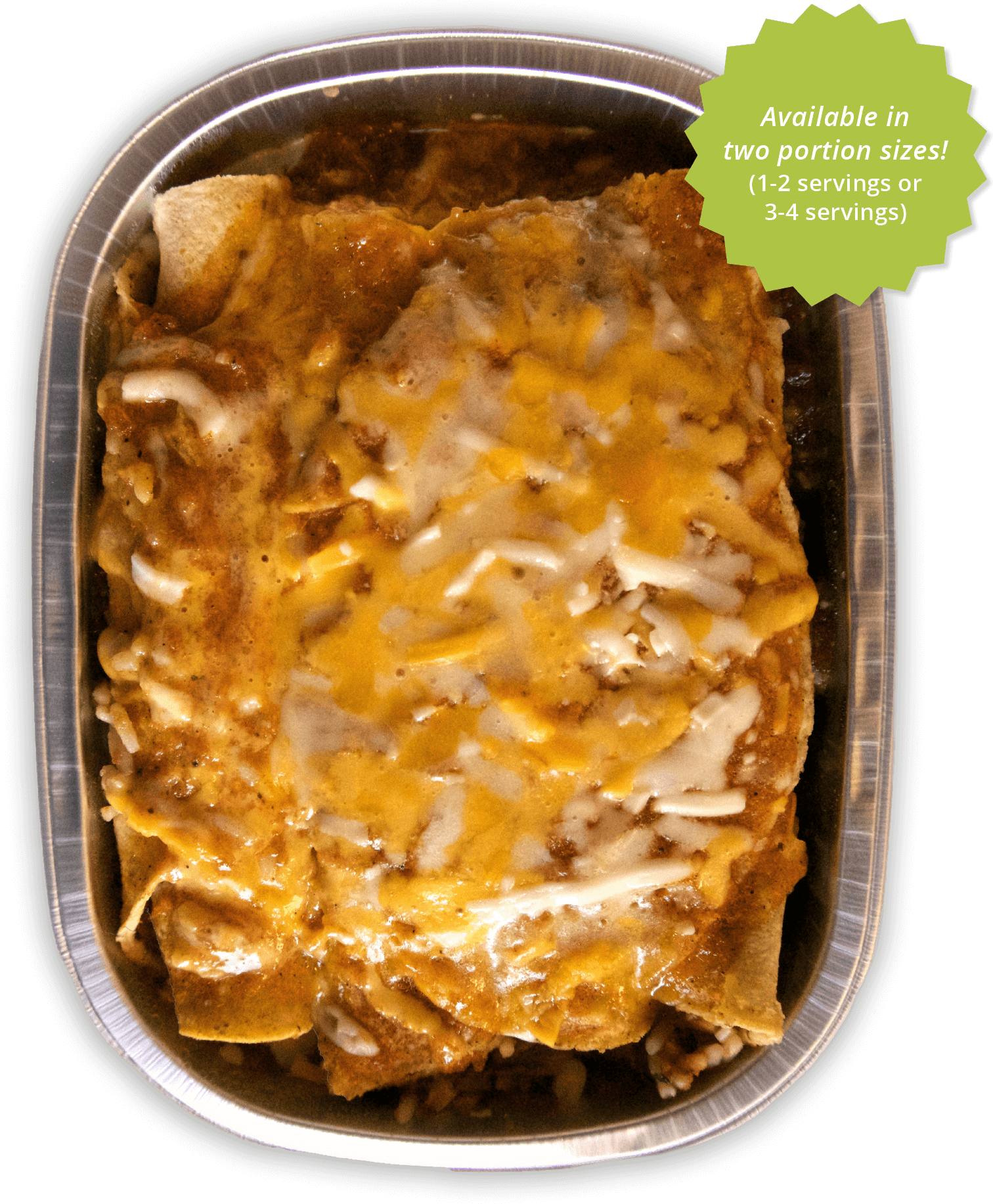 Cheesy Chicken Enchiladas - Chicken (1640x1843), Png Download