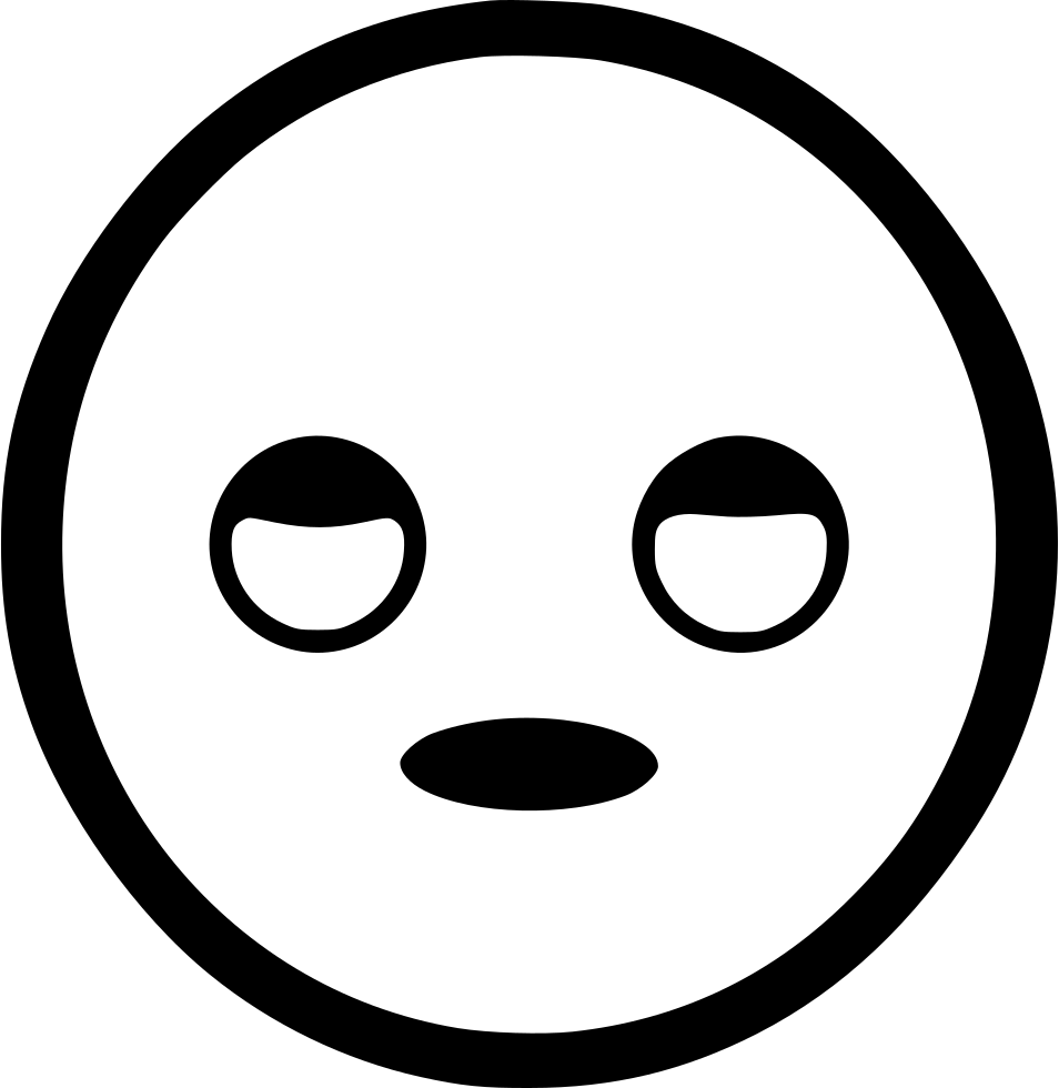 Png File - Proud Emoji Black And White (954x980), Png Download