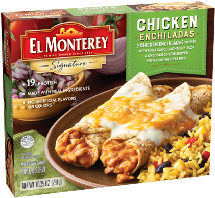 Click To Zoom - El Monterey Chicken Enchiladas (501x430), Png Download