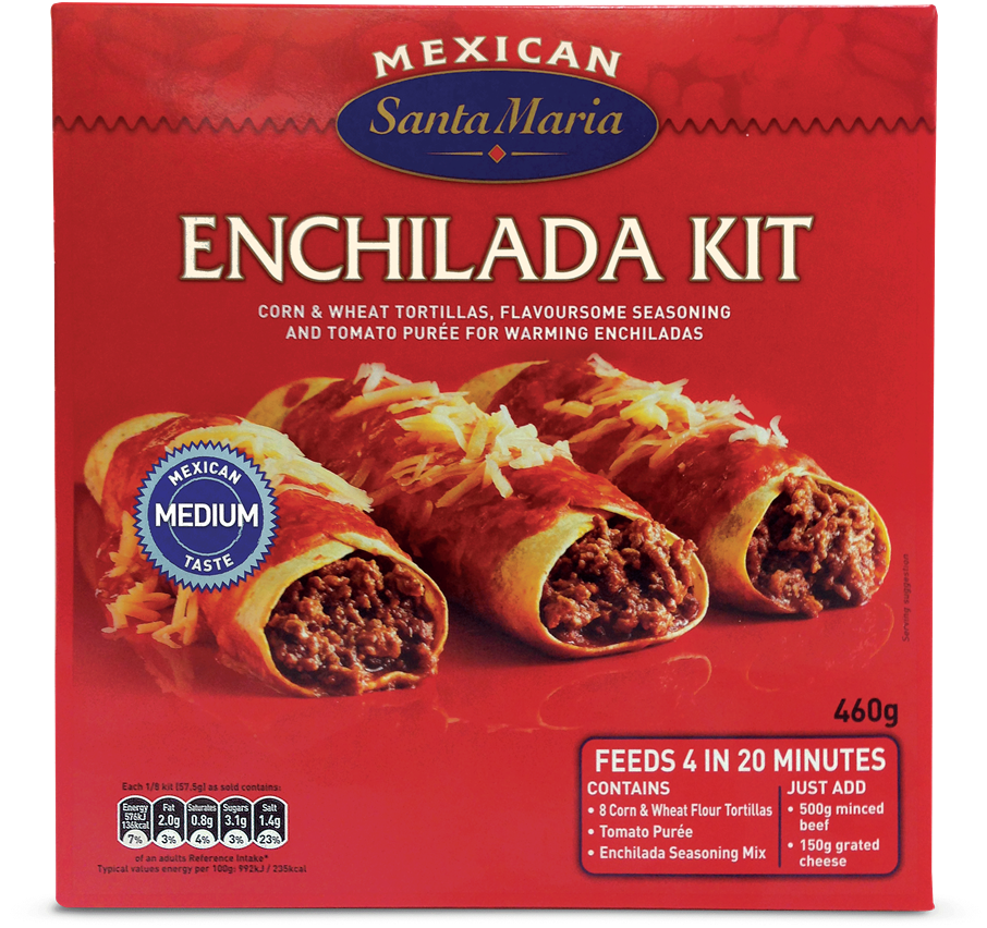 Santa Maria Enchilada Kit 458g (960x960), Png Download