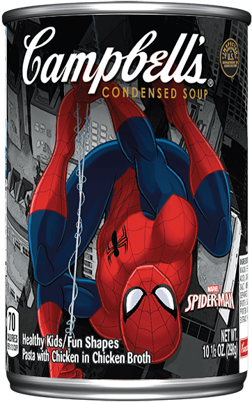 Marvel's Spider Man Ultimate Spider Man Series Campbell - Campbell's Old Fashioned Vegetable Condensed Soup - (720x720), Png Download