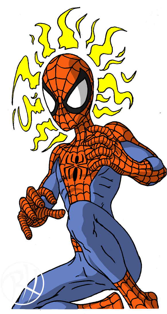 My Spider-sense - Spider-man (600x1099), Png Download